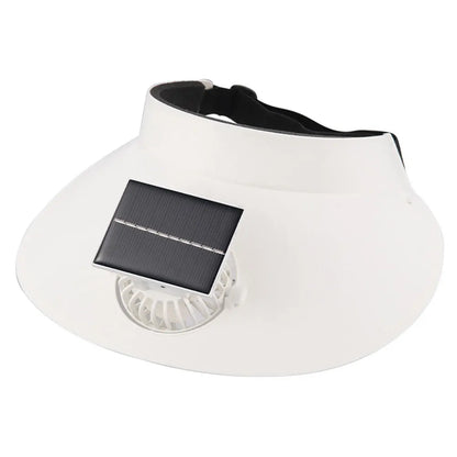 Solar Fan Outdoor Fishing Hat with 2 Solar Fan Wide Brim Bucket Hat Summer Cap for Men Outdoor Camping Fishing Hiking
